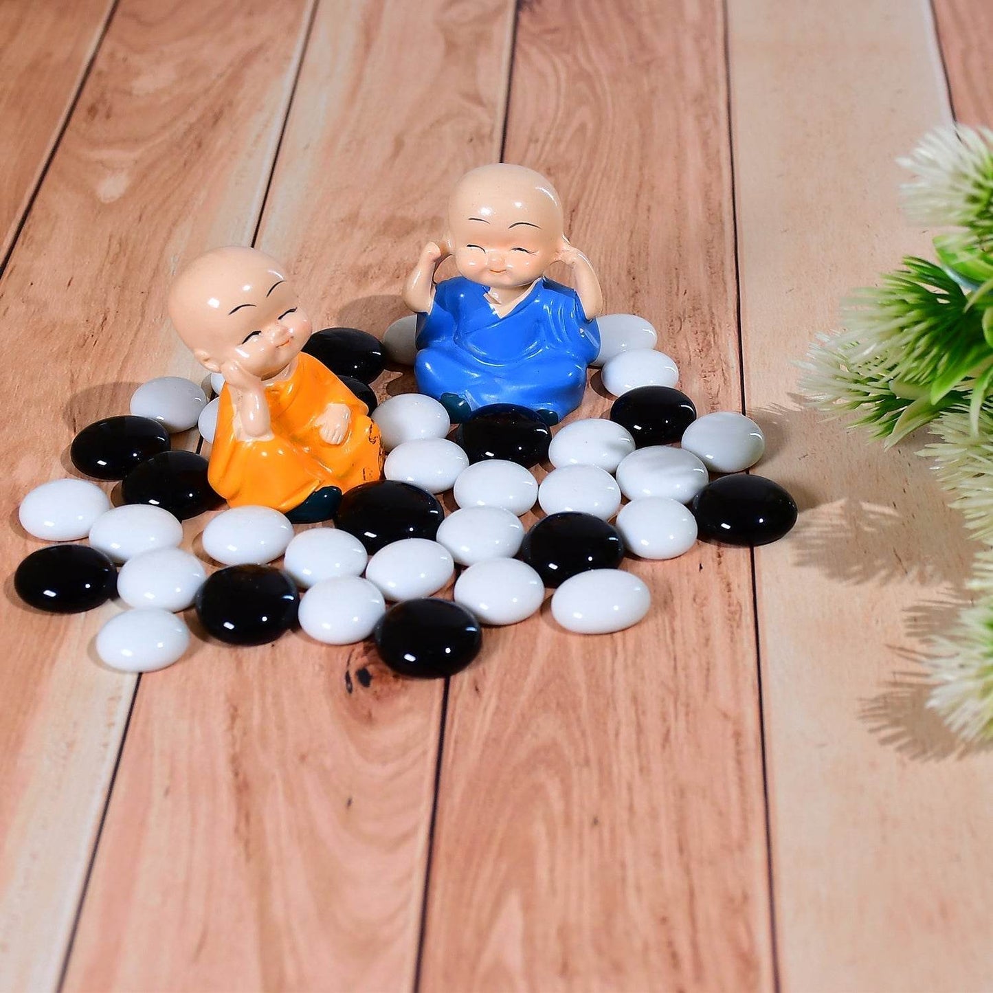 Glass Gem Stone, Flat Round Marbles Pebbles for Vase Fillers, Attractive pebbles for Aquarium Fish Tank. - infinityexculsivestore.com