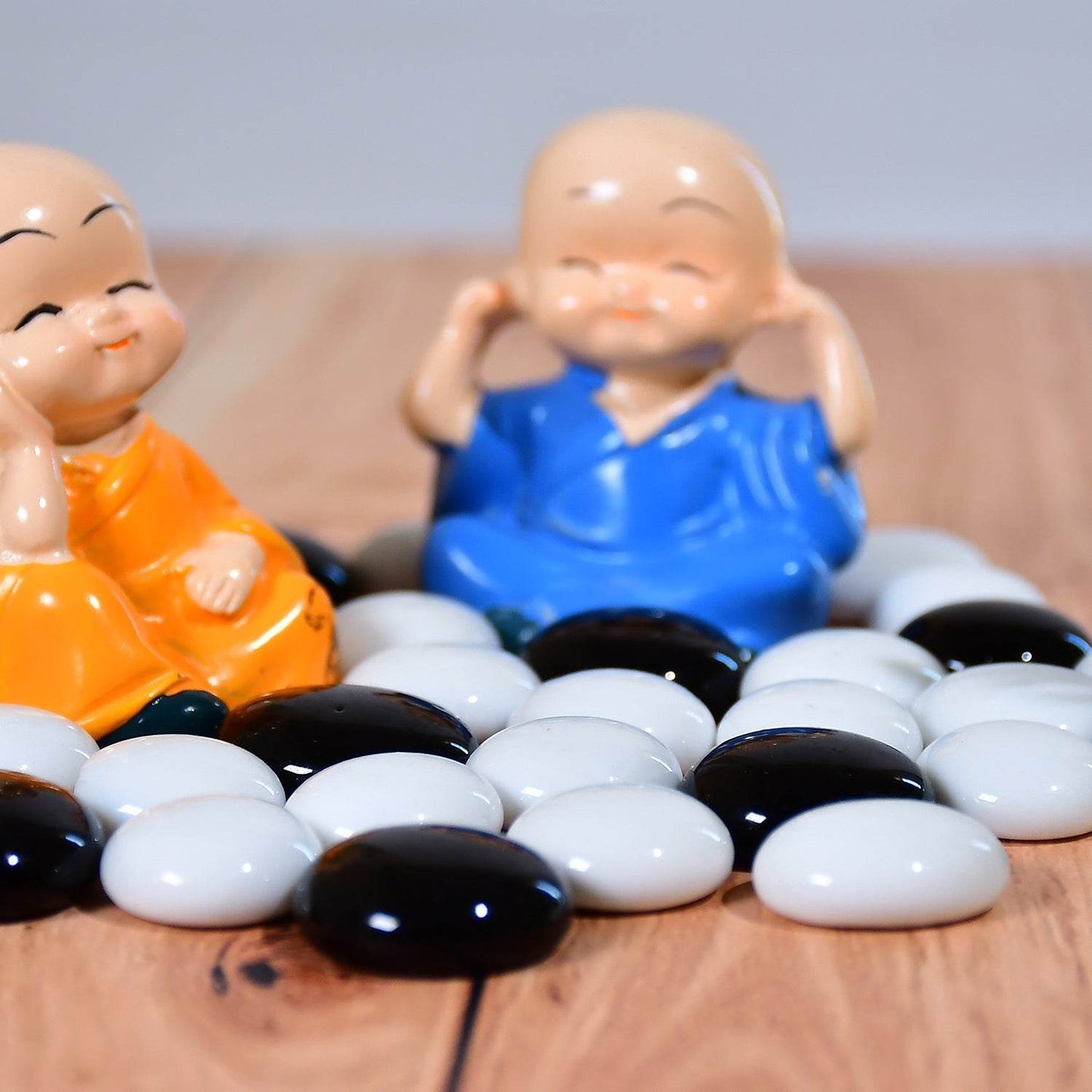 Glass Gem Stone, Flat Round Marbles Pebbles for Vase Fillers, Attractive pebbles for Aquarium Fish Tank. - infinityexculsivestore.com