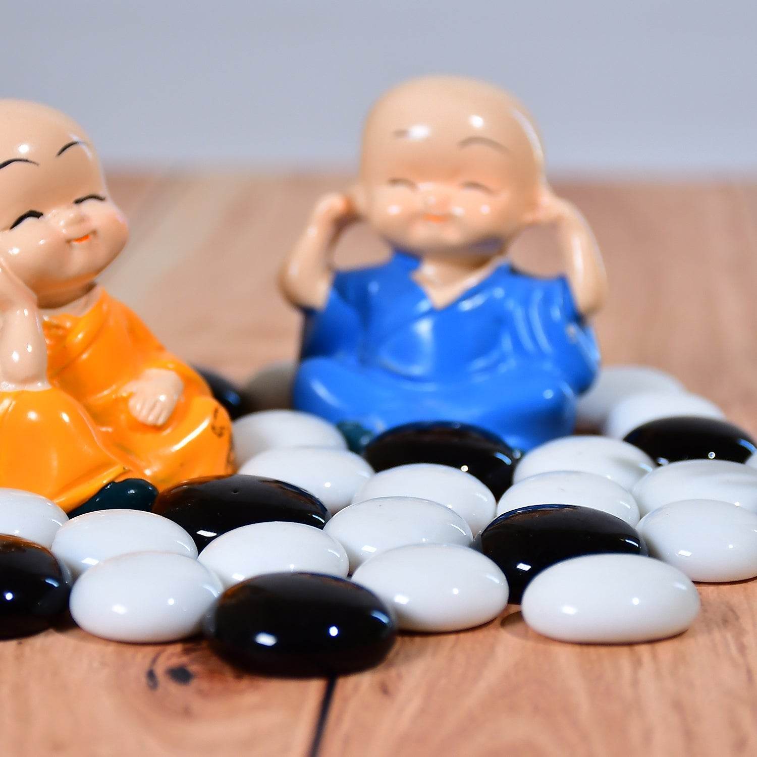 Glass Gem Stone, Flat Round Marbles Pebbles for Vase Fillers, Attractive pebbles for Aquarium Fish Tank. - infinityexculsivestore.com