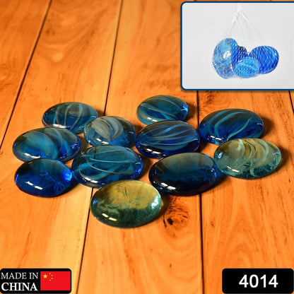 Glass Gem Stone, Flat Round Marbles Pebbles for Vase Fillers, Attractive pebbles for Aquarium Fish Tank. - infinityexculsivestore.com