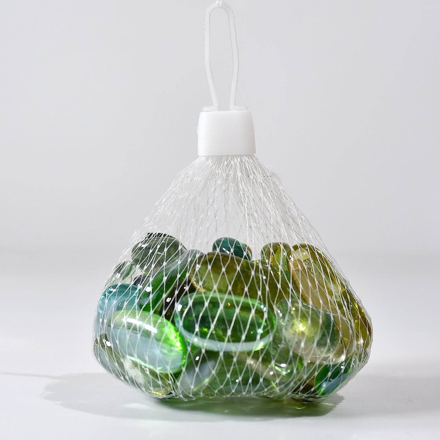 Glass Gem Stone, Flat Round Marbles Pebbles for Vase Fillers, Attractive pebbles for Aquarium Fish Tank. - infinityexculsivestore.com