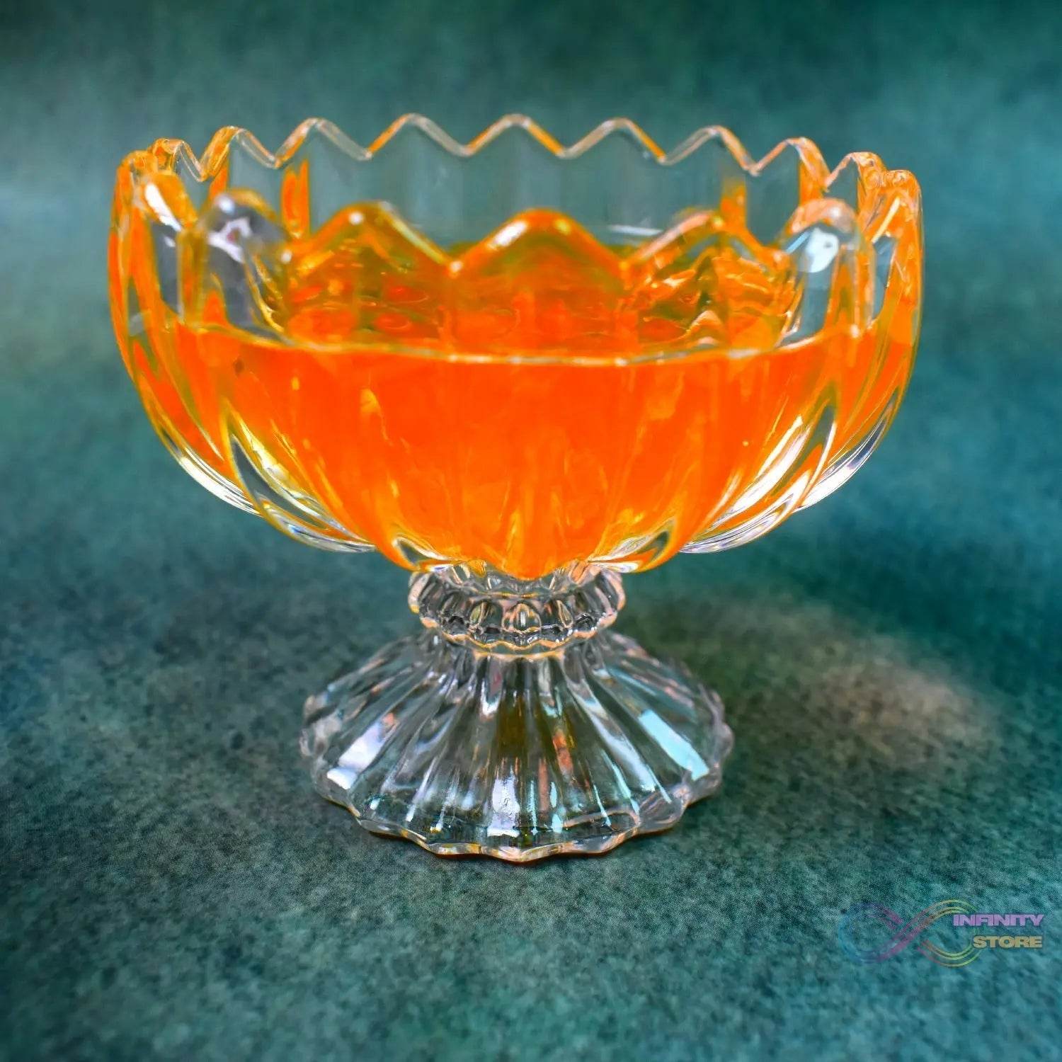 Glass Ice Cream Bowls Glass Dessert Cups for Sundae (6 pcs) - infinityexculsivestore.com