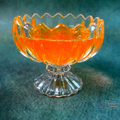 Glass Ice Cream Bowls Glass Dessert Cups for Sundae (6 pcs) - infinityexculsivestore.com