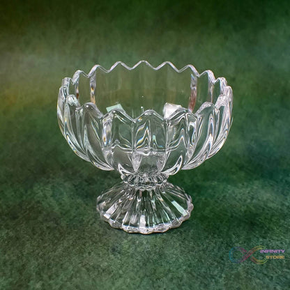 Glass Ice Cream Bowls Glass Dessert Cups for Sundae (6 pcs) - infinityexculsivestore.com