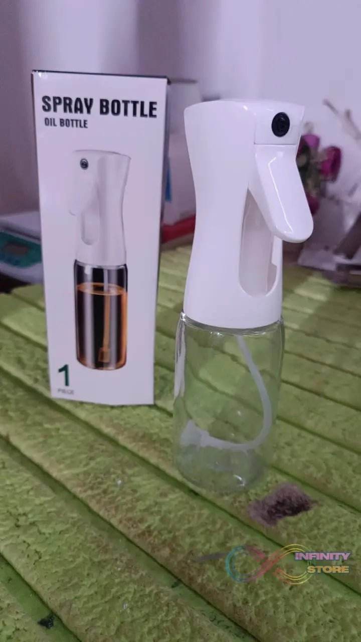 Glass Oil Dispenser Bottle Spray (1 Pc / 200 ml Approx) - infinityexculsivestore.com