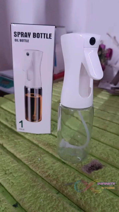Glass Oil Dispenser Bottle Spray (1 Pc / 200 ml Approx) - infinityexculsivestore.com
