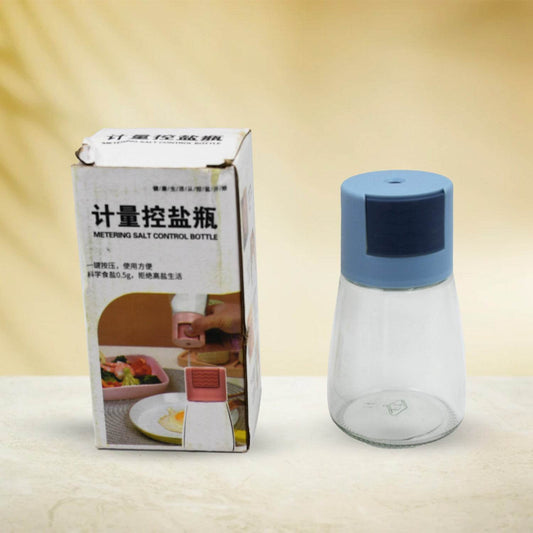 Glass Salt Bottle, Salt Dispenser, Glass Salt Shaker Pack of 1, Seasoning Shaker, Precise Quantitative 0.5g for Home Cooking Picnic Camping Ration Salt Shakers - infinityexculsivestore.com