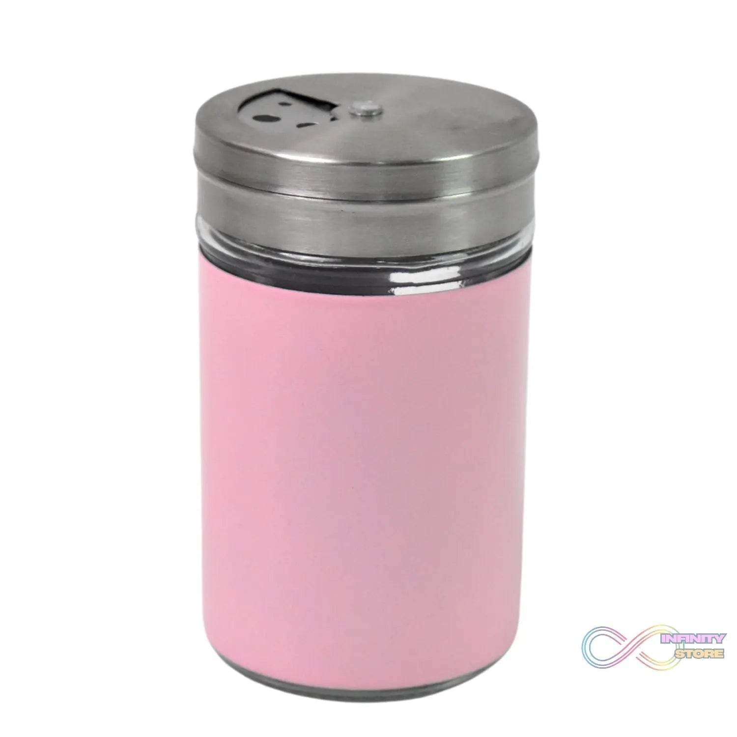 Glass Salt Bottle, Salt Dispenser (Pack of 1 / With Steel Lid) - infinityexculsivestore.com