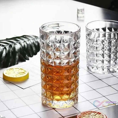 Glass Tumbler, Juice Glasses and Transparent Water Glasses Big Size (6 Pcs Set / 278 ML) - infinityexculsivestore.com