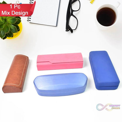 Glasses Case Eyeglasses Holder Storage Box (1 Pc / Mix color & Design) - infinityexculsivestore.com