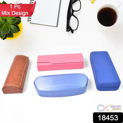 Glasses Case Eyeglasses Holder Storage Box (1 Pc / Mix color & Design) - infinityexculsivestore.com