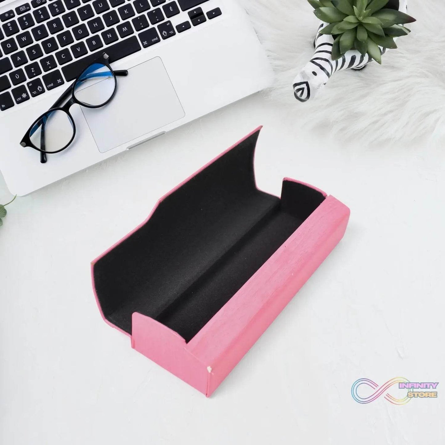 Glasses Case Eyeglasses Holder Storage Box (1 Pc / Mix color & Design) - infinityexculsivestore.com