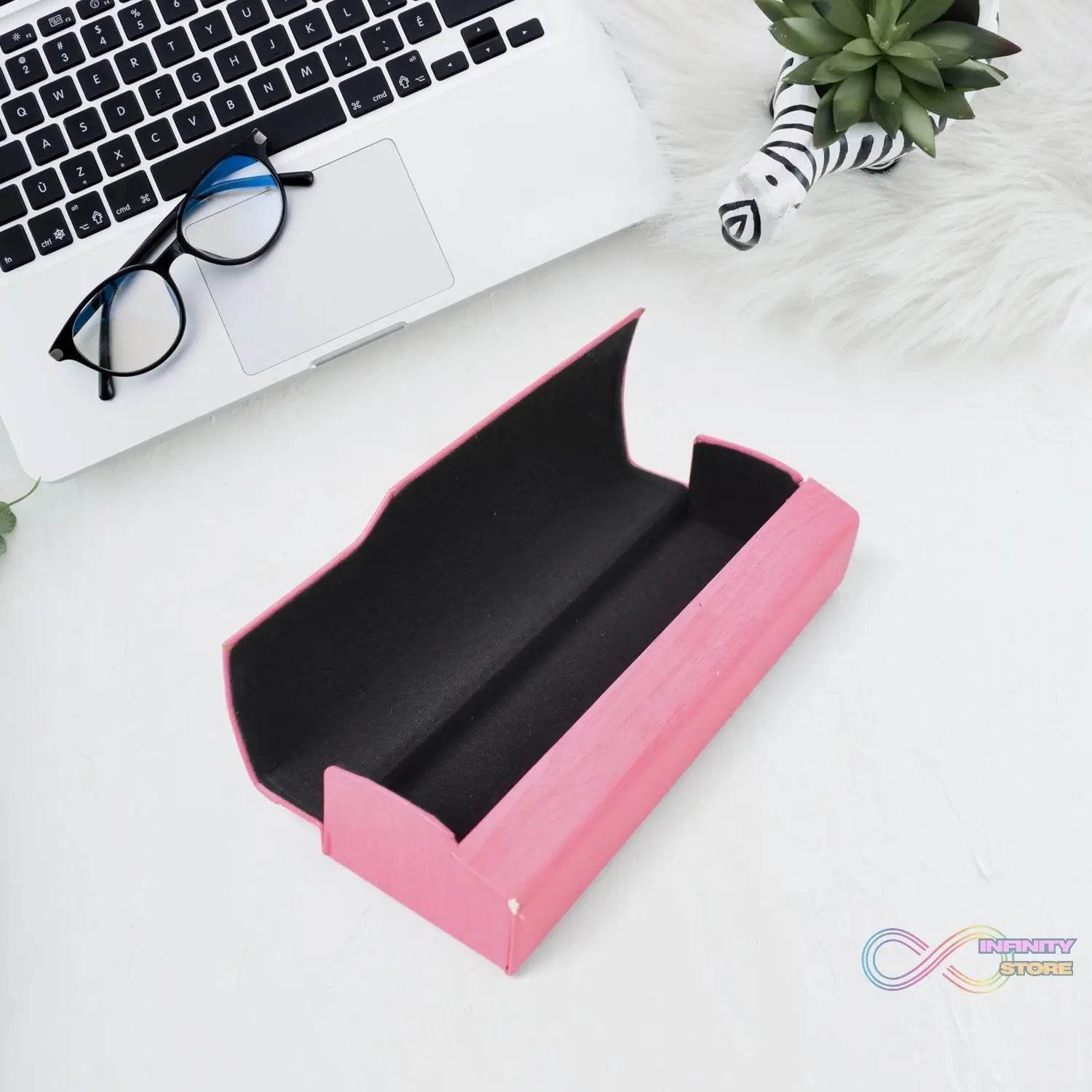 Glasses Case Eyeglasses Holder Storage Box (1 Pc / Mix color & Design) - infinityexculsivestore.com