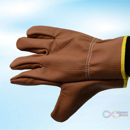 Gloves Gardening Gloves for Men Women Leather Gloves Heavy Duty Gloves (1 Pair) - infinityexculsivestore.com