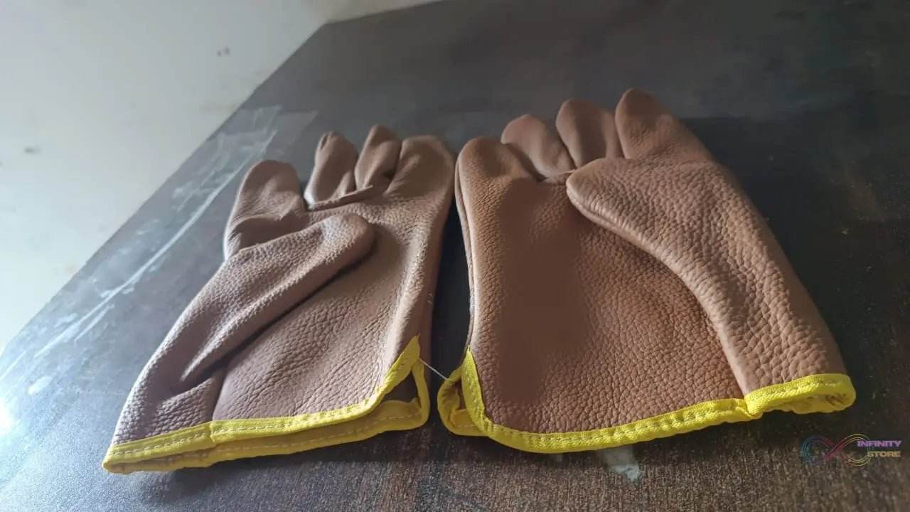 Gloves Gardening Gloves for Men Women Leather Gloves Heavy Duty Gloves (1 Pair) - infinityexculsivestore.com