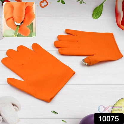 Gloves Silicone Thumb Knife Finger Protector Gears Cutting Vegetable Harvesting Knife - infinityexculsivestore.com