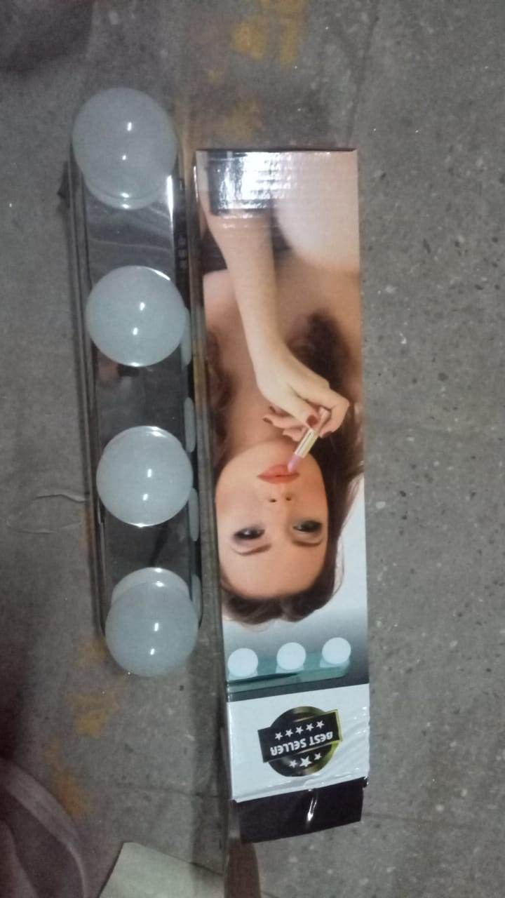 Glow Make Up Light Portable Cosmetic Kit Battery Powered Mirror Lighting Super Bright - infinityexculsivestore.com
