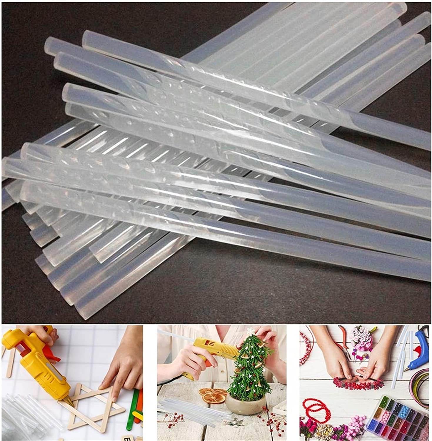 Glue Sticks for Craft and Art Decoration Craft Work Multi-Purpose Transparent HOT MELT Glue Sticks ( 1 Kg ) - infinityexculsivestore.com