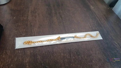 Golden Bracelet, Gift Bracelet (1 Pc) - infinityexculsivestore.com