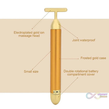 Golden Energy Face Massager (1 Pc) - infinityexculsivestore.com