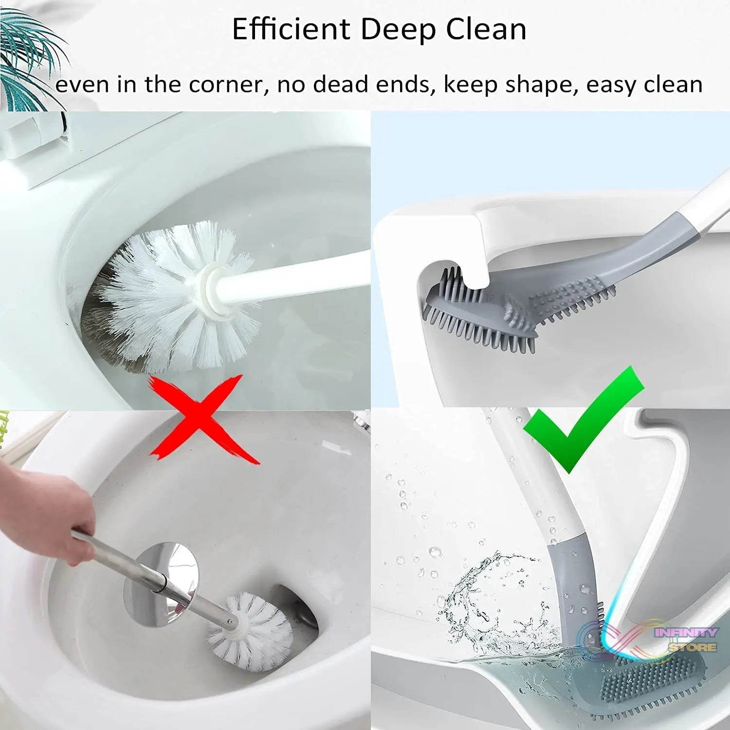 Golf Shape Toilet Cleaner Brush For Bathroom Use - infinityexculsivestore.com