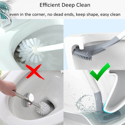 Golf Toilet Cleaner Brush & Magic Sticker Holder - infinityexculsivestore.com