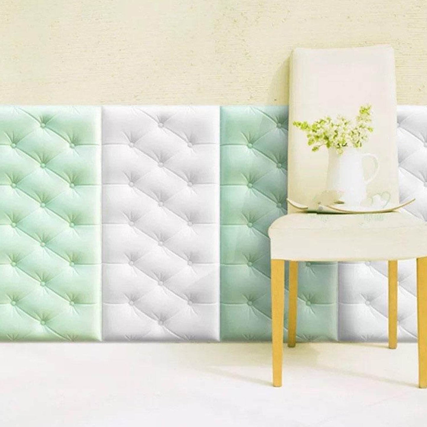 Green 3D Adhesive wallpaper for living Room. Room Wall Paper Home Decor Self Adhesive Wallpaper - infinityexculsivestore.com