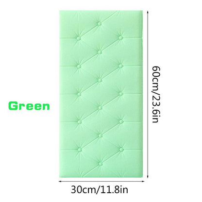 Green 3D Adhesive wallpaper for living Room. Room Wall Paper Home Decor Self Adhesive Wallpaper - infinityexculsivestore.com
