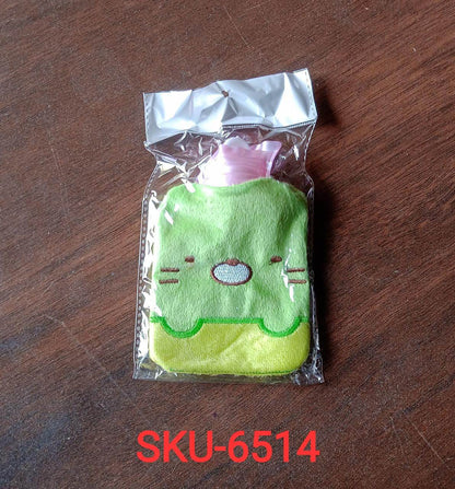Green Kitty small Hot Water Bag with Cover for Pain Relief, Neck, Shoulder Pain and Hand, Feet Warmer, Menstrual Cramps. - infinityexculsivestore.com