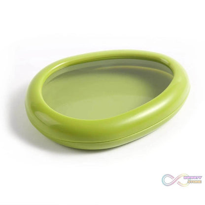 Green Oval Shape Vegetable Container Premium Fruits Saver Keeper (1 Pc) - infinityexculsivestore.com