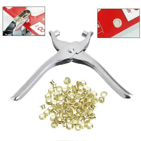 Grommet Rivets Eyelet Setting Pliers Tool - infinityexculsivestore.com