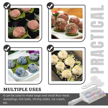 Gujia & Meatball Maker Set Easily Shape Meatballs Maker (1Pc) - infinityexculsivestore.com