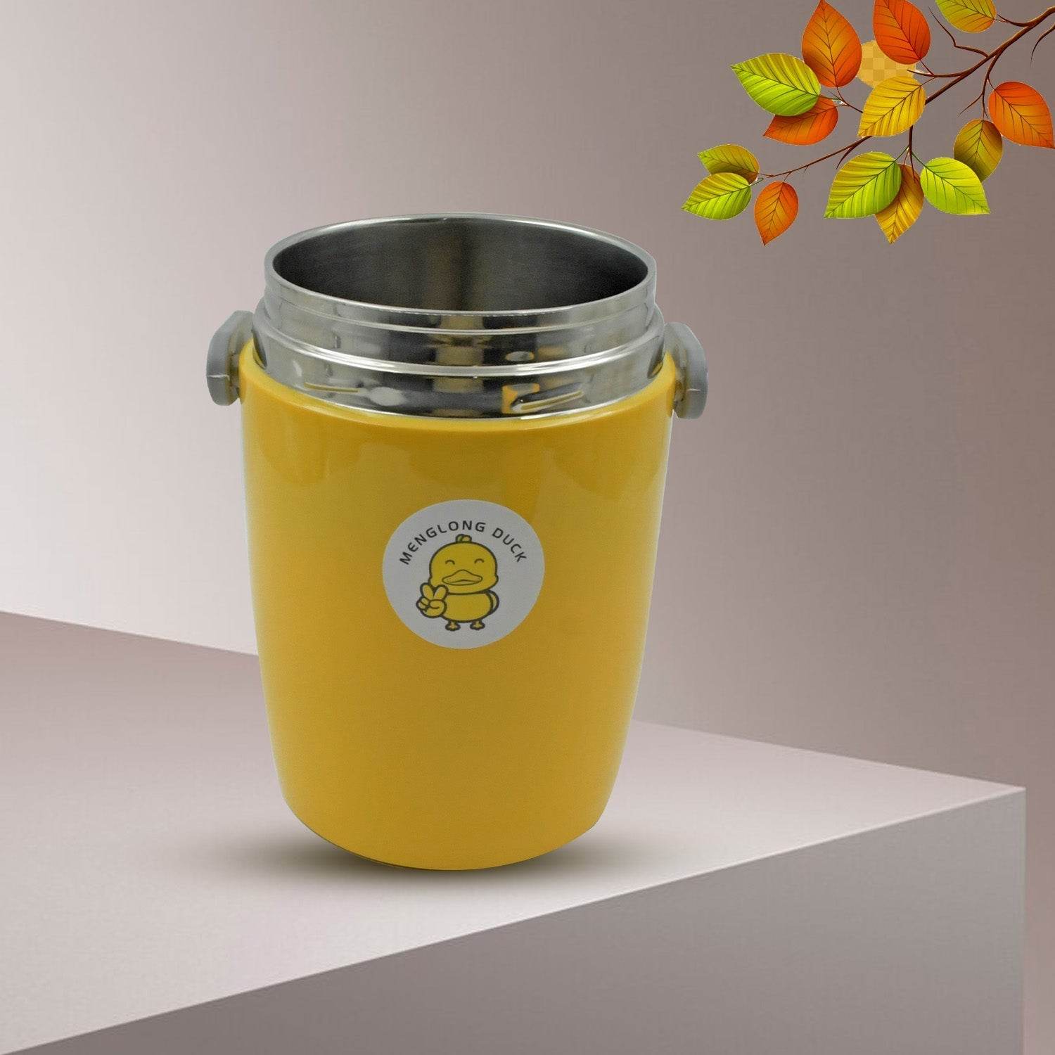 HEAVY LEAK-PROOF STAINLESS STEEL LUNCH BOX/ TIFFIN BOX, 2 COMPARTMENT, FOOD BOX FOR THERMAL CONTAINER FOR FOOD STAINLESS STEEL FOR STUDENT FOR WORK FOR TRAVEL (2 LTR.) - infinityexculsivestore.com