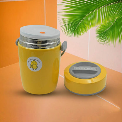 HEAVY LEAK-PROOF STAINLESS STEEL LUNCH BOX/ TIFFIN BOX, 2 COMPARTMENT, FOOD BOX FOR THERMAL CONTAINER FOR FOOD STAINLESS STEEL FOR STUDENT FOR WORK FOR TRAVEL (2 LTR.) - infinityexculsivestore.com