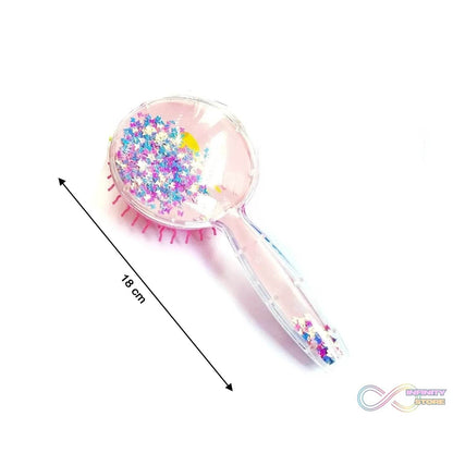Hair Brush for Kids Detangling Anti - static Soft Massage for Braids Curly Straight Long or Short Wet Or Dry Hair (Multi - Design) - infinityexculsivestore.com