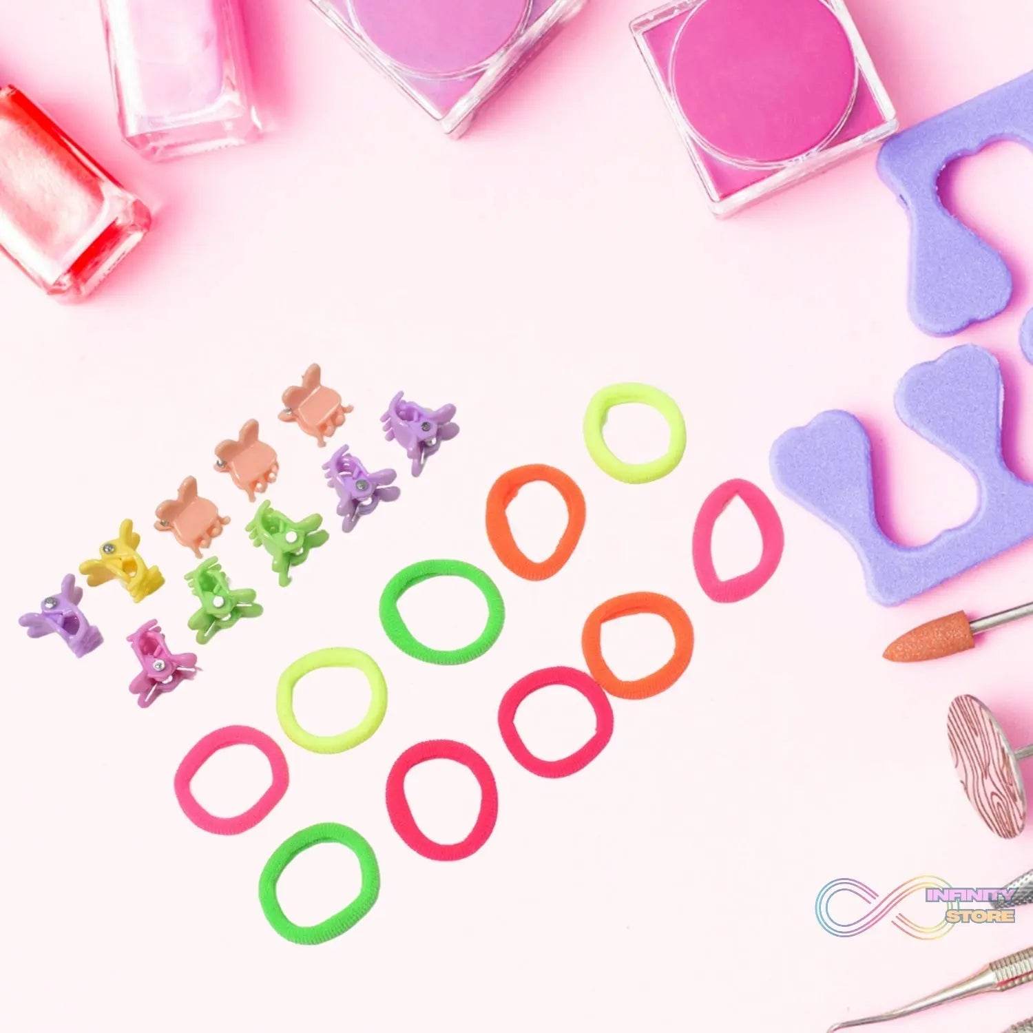 Hair Clips & Hairband for Girls Kids Hair Accessories (22 Pcs Set / Mix Design) - infinityexculsivestore.com