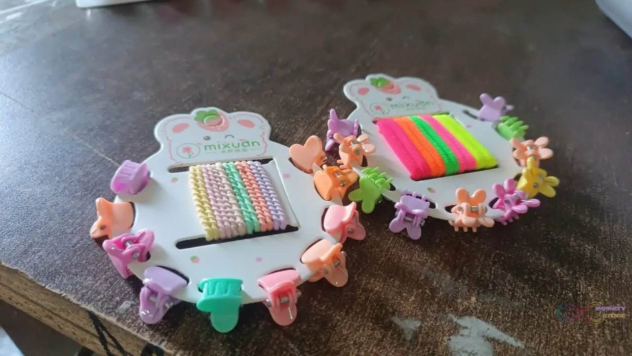 Hair Clips & Hairband for Girls Kids Hair Accessories (22 Pcs Set / Mix Design) - infinityexculsivestore.com