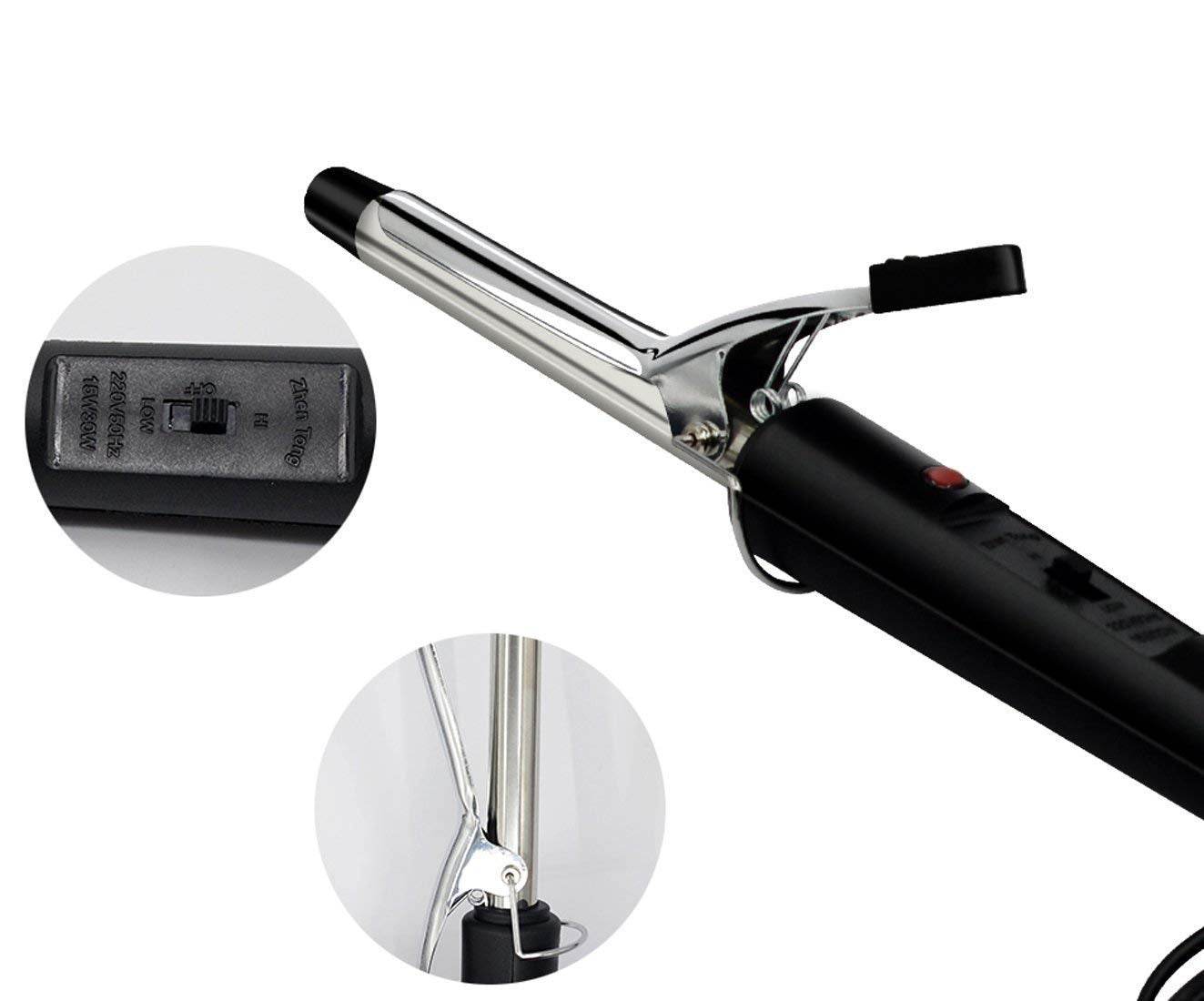 Hair Curling Iron Rod for Women (black) - infinityexculsivestore.com