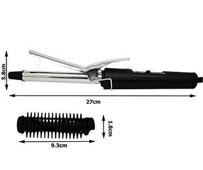 Hair Curling Iron Rod for Women (black) - infinityexculsivestore.com