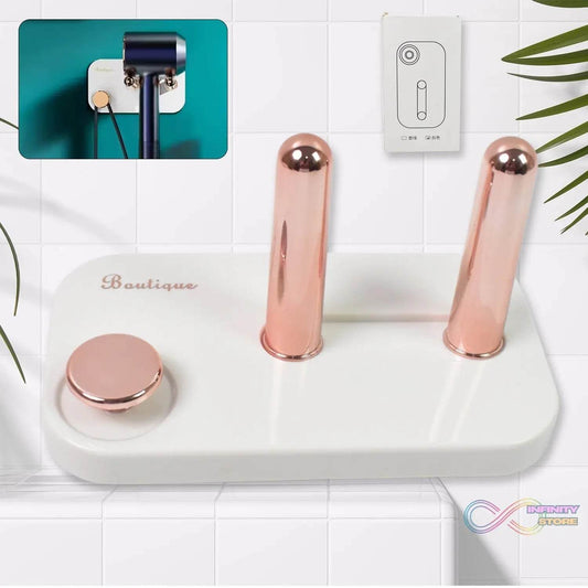 Hair Dryer Wall Mount, Self Adhesive Hair Dryer Holder (1 Pc) - infinityexculsivestore.com