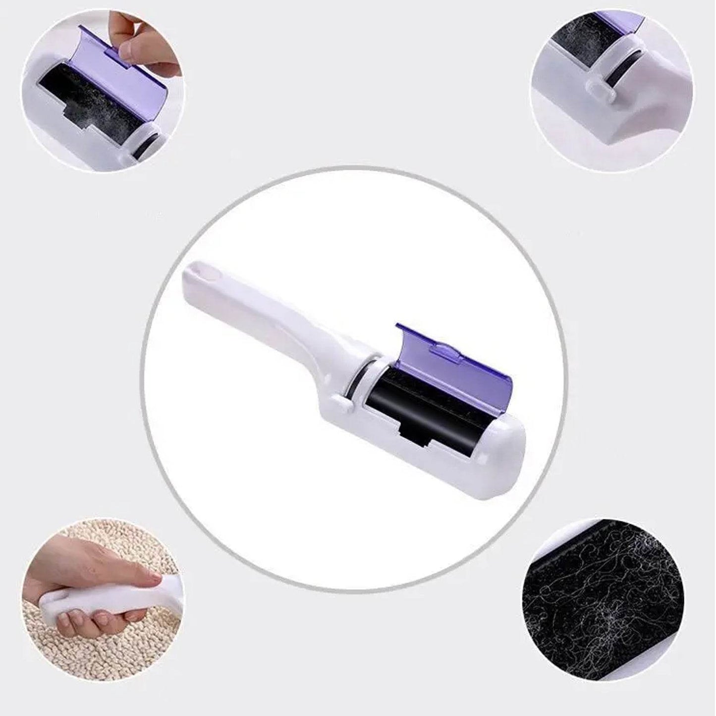 Hair Remover Lint Rollers For Pet Hair Pet Fur Remover Lint Remover Brush Keep The Animal And House Clean And Tidy, Clean Sheets, Carpet Cleaning, Suit Clean - infinityexculsivestore.com