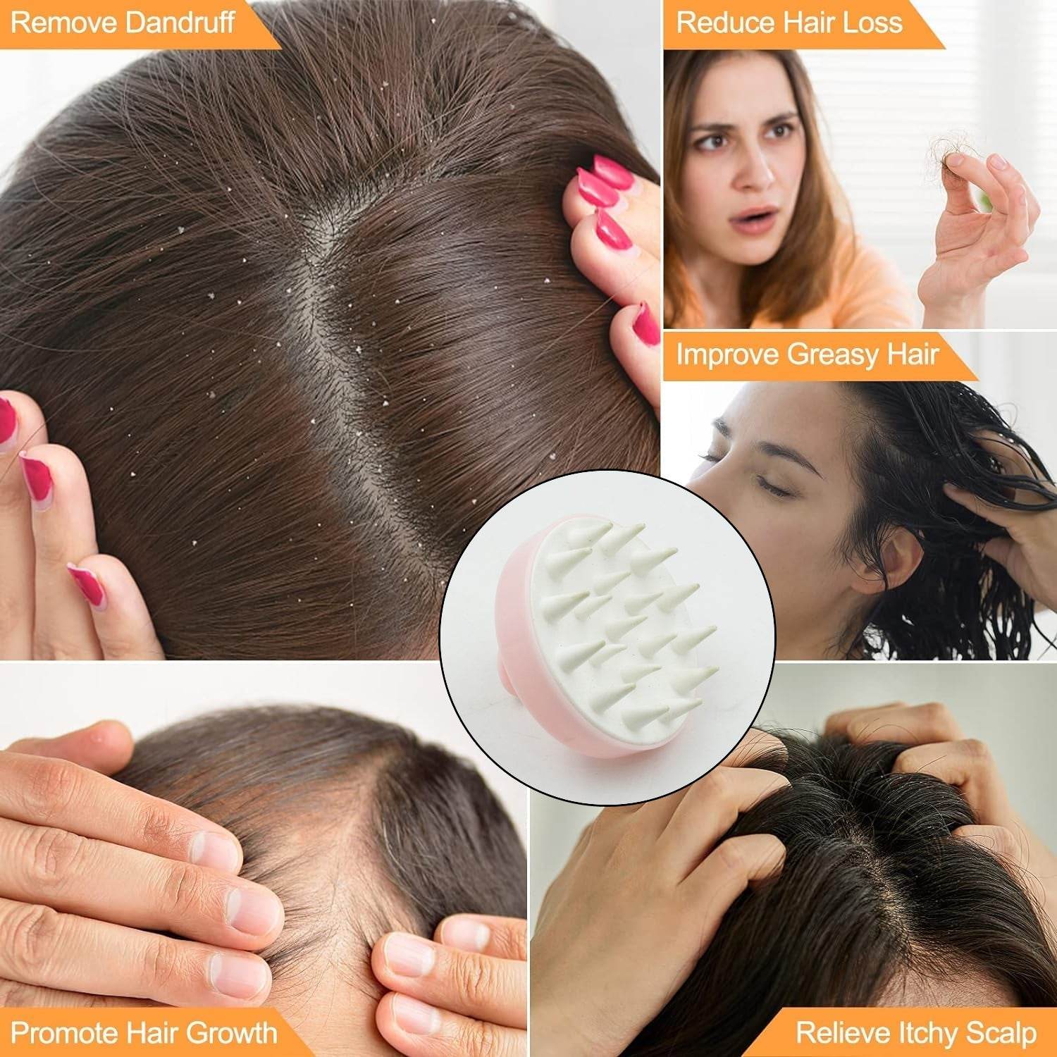 Hair Scalp Massager Shampoo Brush (1 Pc) - infinityexculsivestore.com
