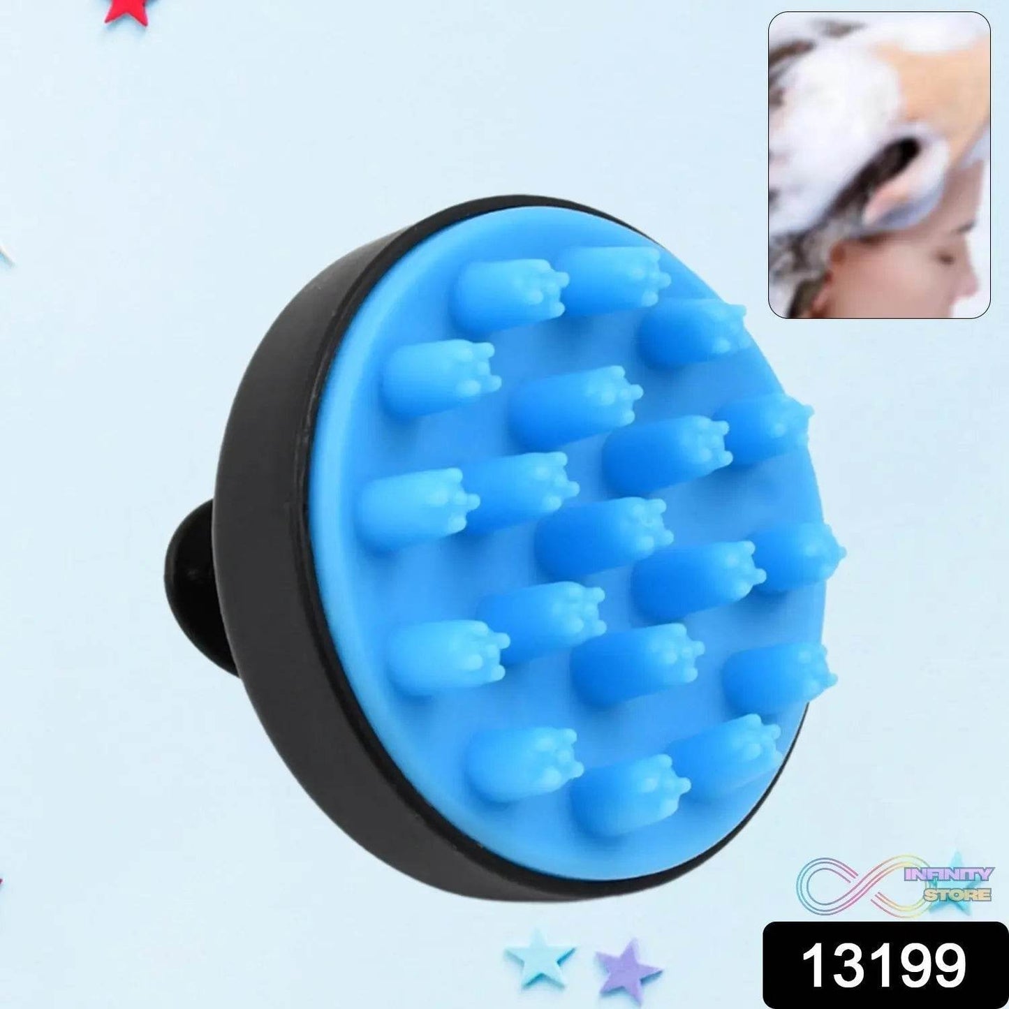 Hair Scalp Massager Shampoo Brush Comb (1 Pc) - infinityexculsivestore.com