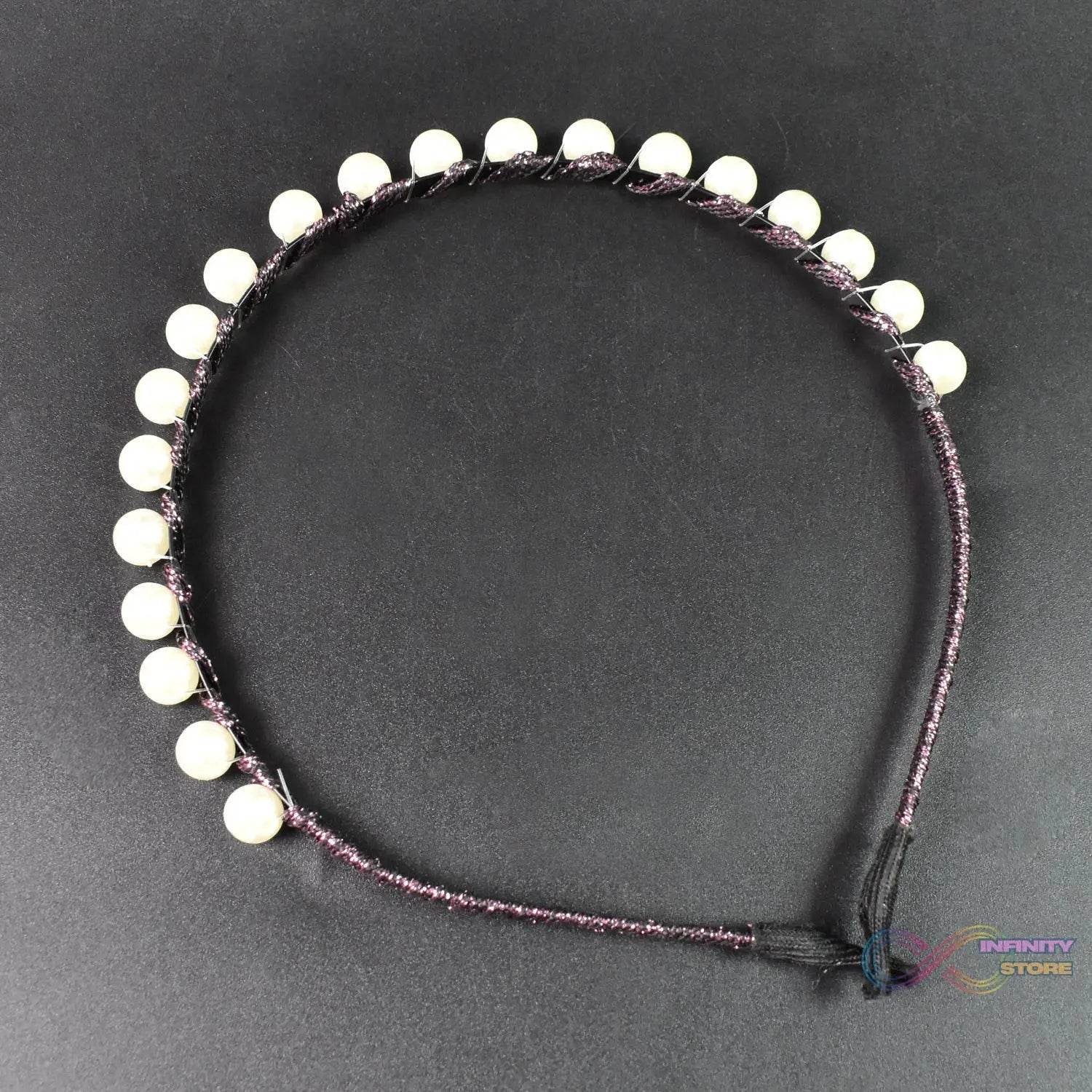 Hairband Pearls Fancy Party Hairband (1 Pc / Mix Design) - infinityexculsivestore.com