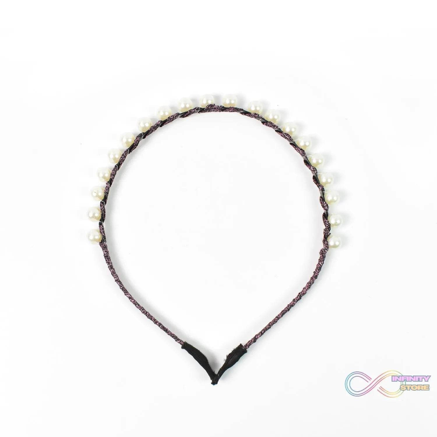 Hairband Pearls Fancy Party Hairband (1 Pc / Mix Design) - infinityexculsivestore.com