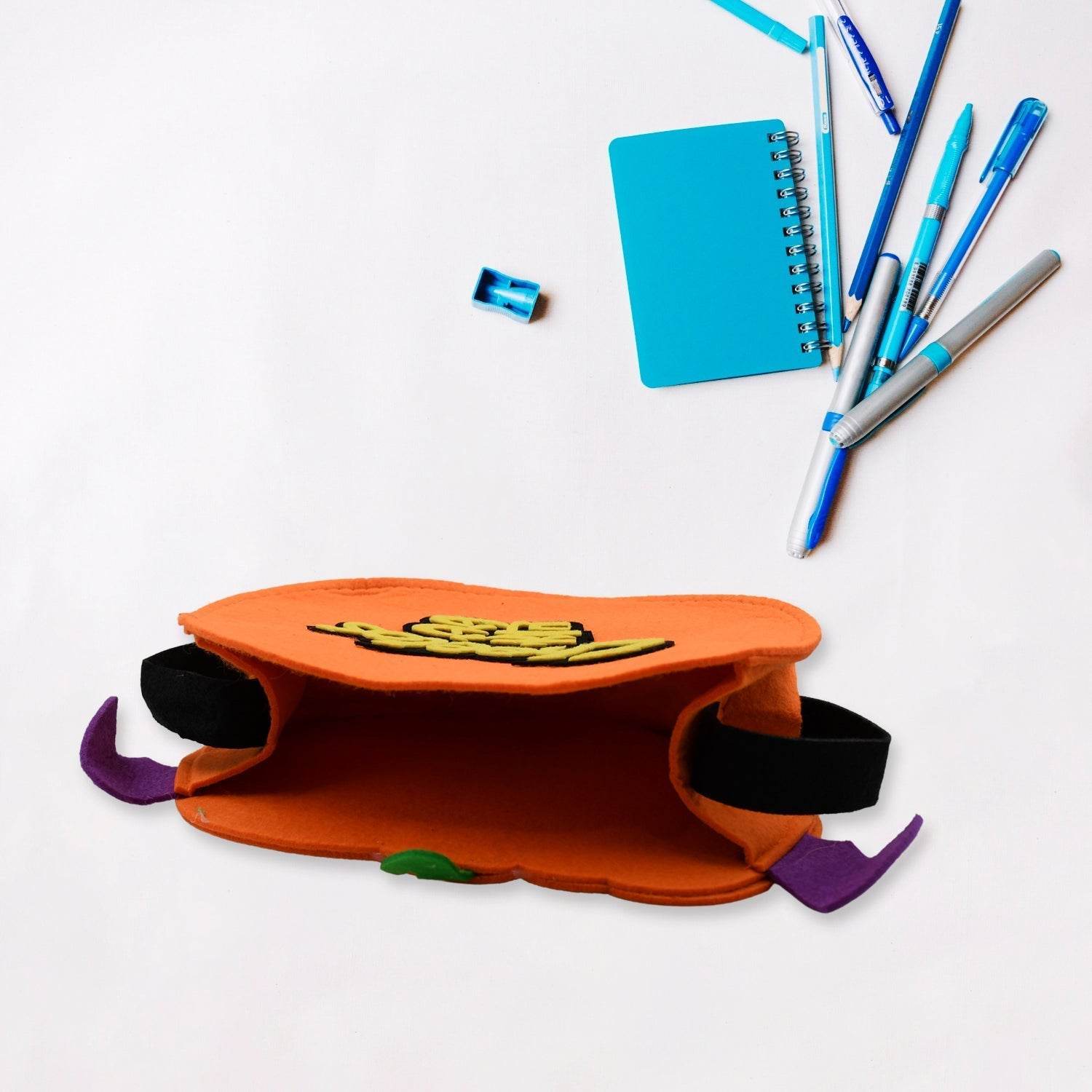 Halloween Pumpkin Bags Non- Woven Candy Bags Trick or Treat Bags Portable Tote Bag Cartoon Goodie Handbag for Halloween Party Favors, Kids Gift Bag - infinityexculsivestore.com