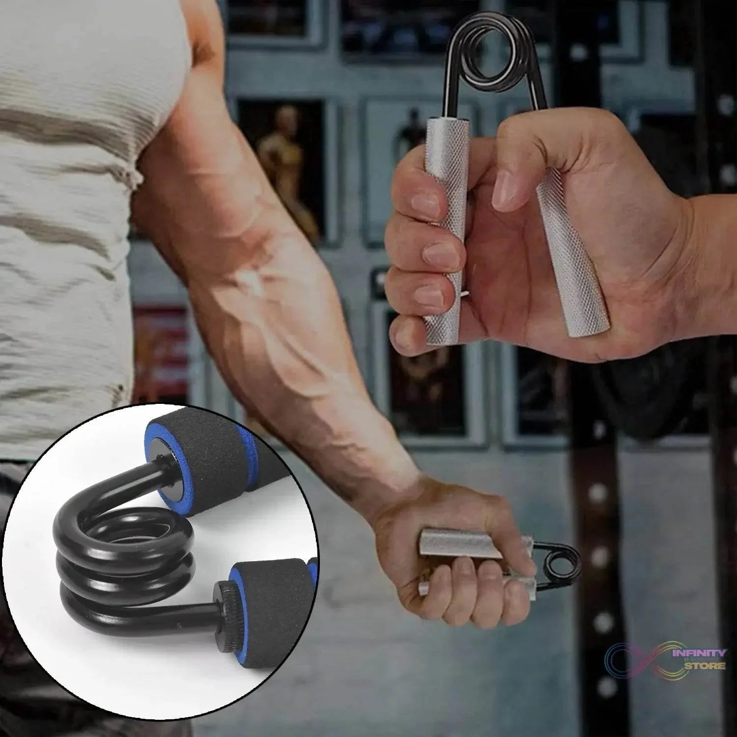Hand Exerciser, Hand Gripper / Finger Strengthener (1 Pc / 200LB) - infinityexculsivestore.com