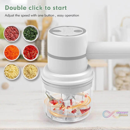Hand Mixer Food Chopper Cordless 3 in 1 Electric Hand Mixer (1 Set) - infinityexculsivestore.com