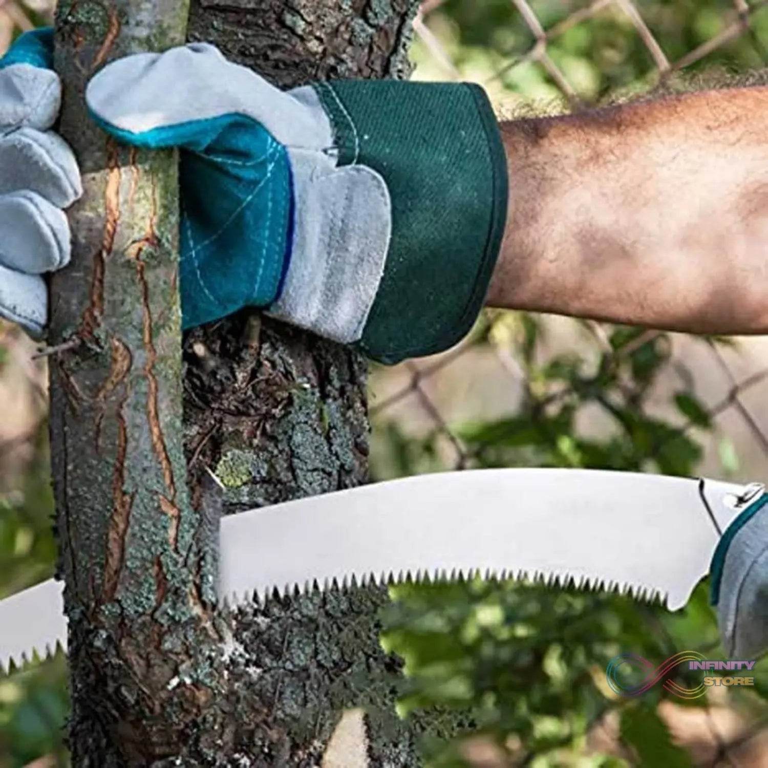 Hand Pruning Saw For Tree Branch Cutter (1 Pc / With Cover / 50 Cm Long) - infinityexculsivestore.com