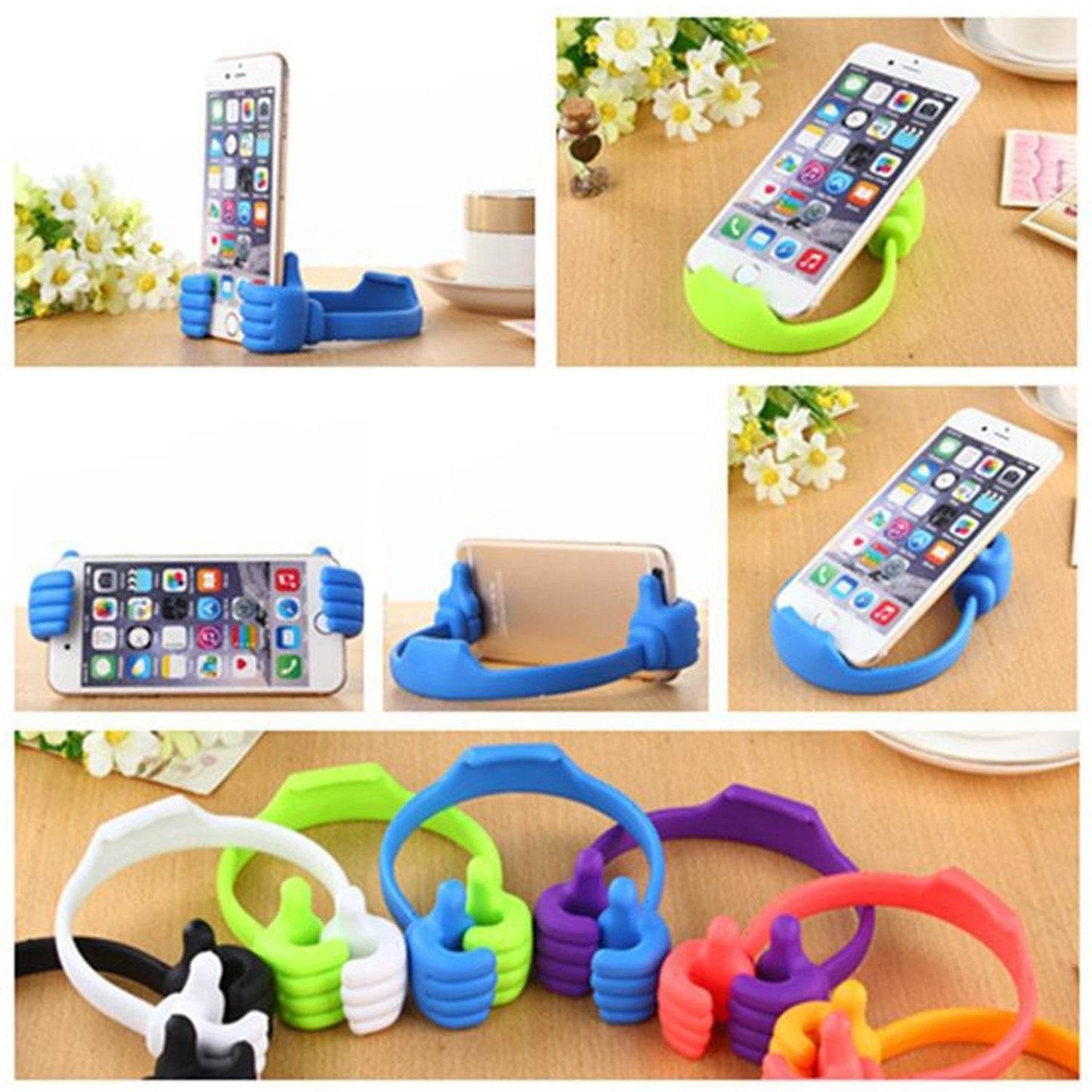 Hand Shape Mobile Stand used in all kinds of places including household and offices as a mobile supporting stand (1 Pc / With Color Box)  - infinityexculsivestore.com